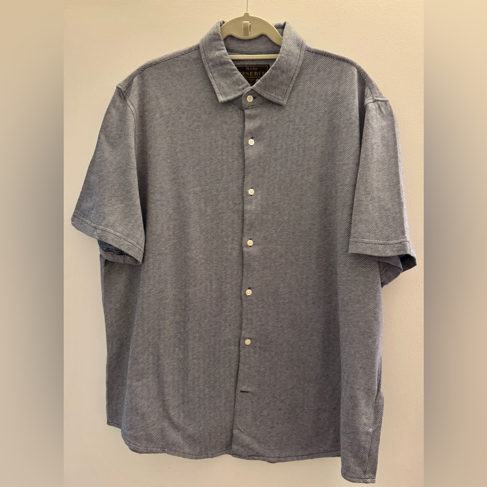 Jos. A. Bank Gray Casual Button Down Shirt Relaxed Fit